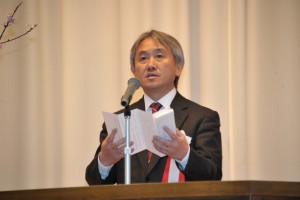 守谷光弘奨学会会長祝辞。
